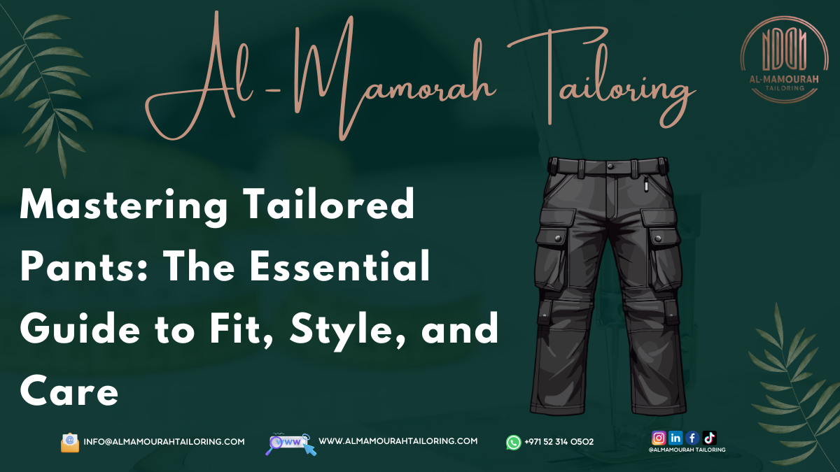 Mastering Tailored Pants: The Essential Guide to Fit, Style, and Care