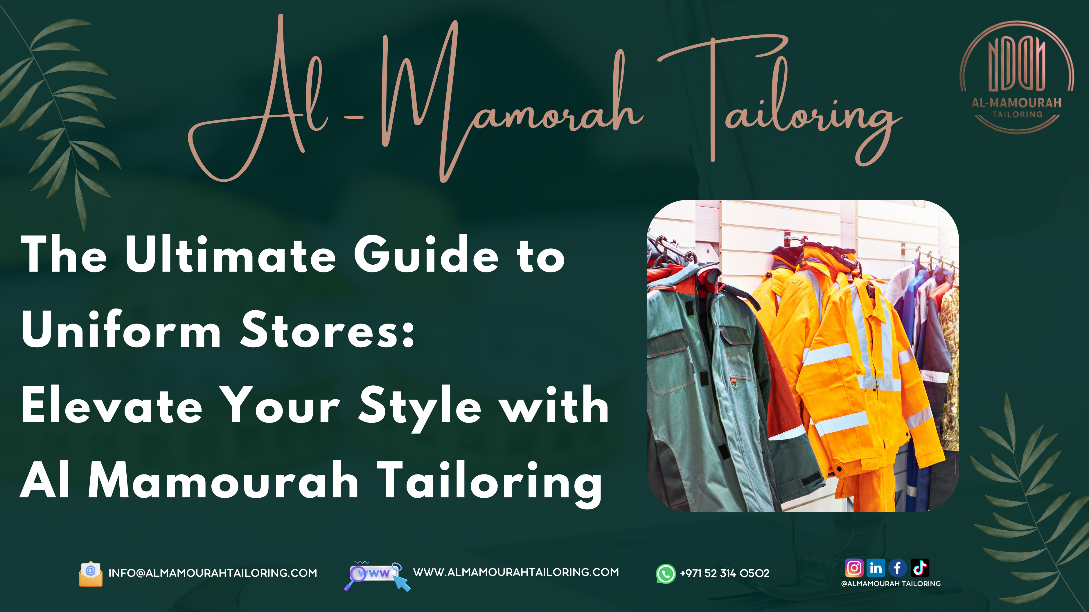 The Ultimate Guide to Uniform Stores: Elevate Your Style with Al Mamourah Tailoring