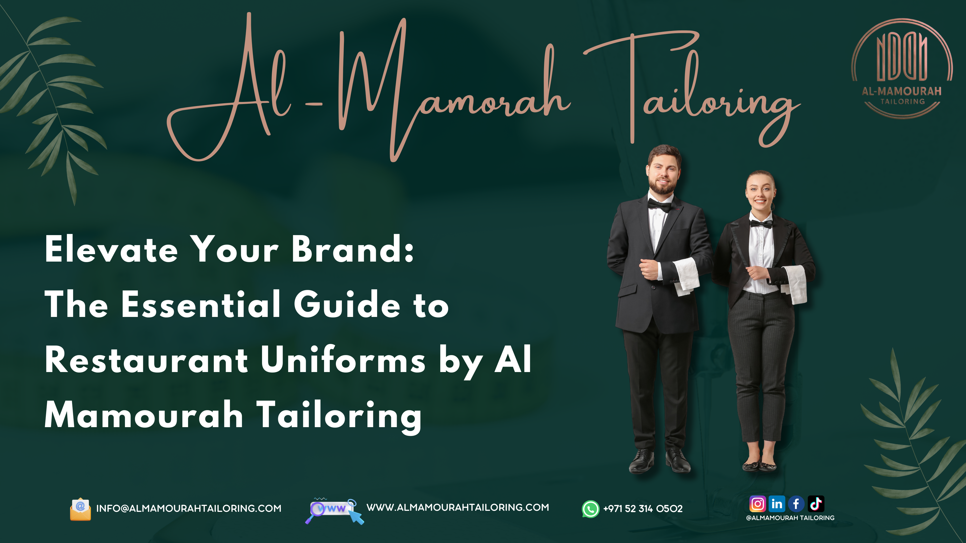 Elevate Your Brand: The Essential Guide to Restaurant Uniforms by Al Mamourah Tailoring